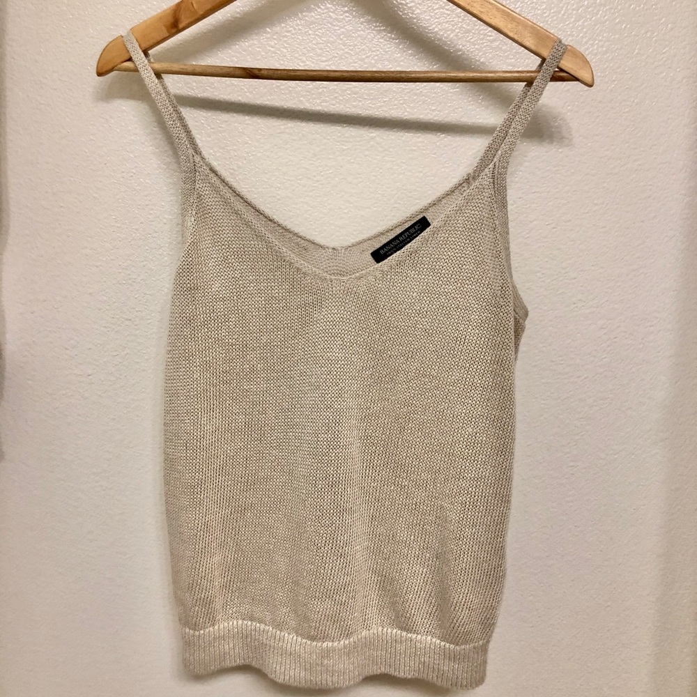 Banana Republic Italian Linen Tank
